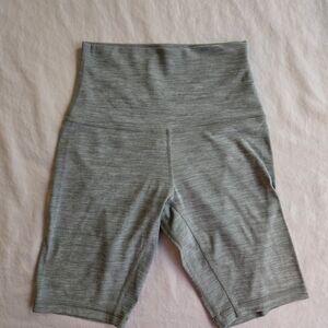 Lululemon Align Bike Short 8" Heathered Tidewater Teal High Rise